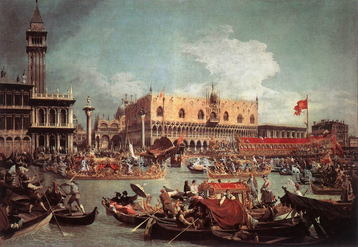 Canaletto The Bucintoro Returning to the Molo on Ascension Day fg