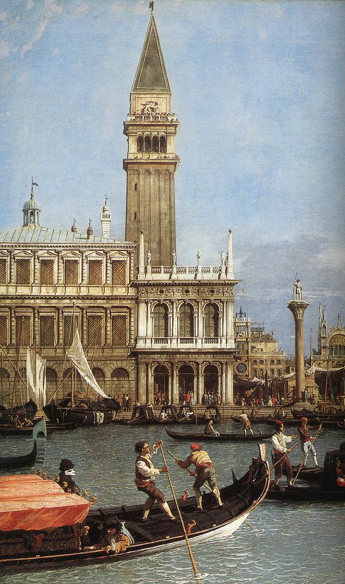 Canaletto Return of the Bucentoro to the Molo on Ascension Day (detail)  fd