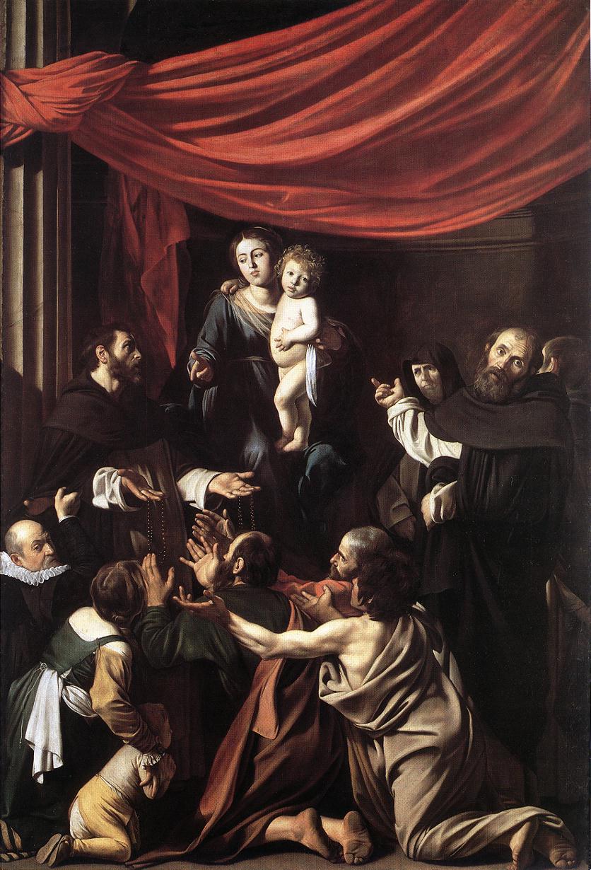 Caravaggio Madonna del Rosario df