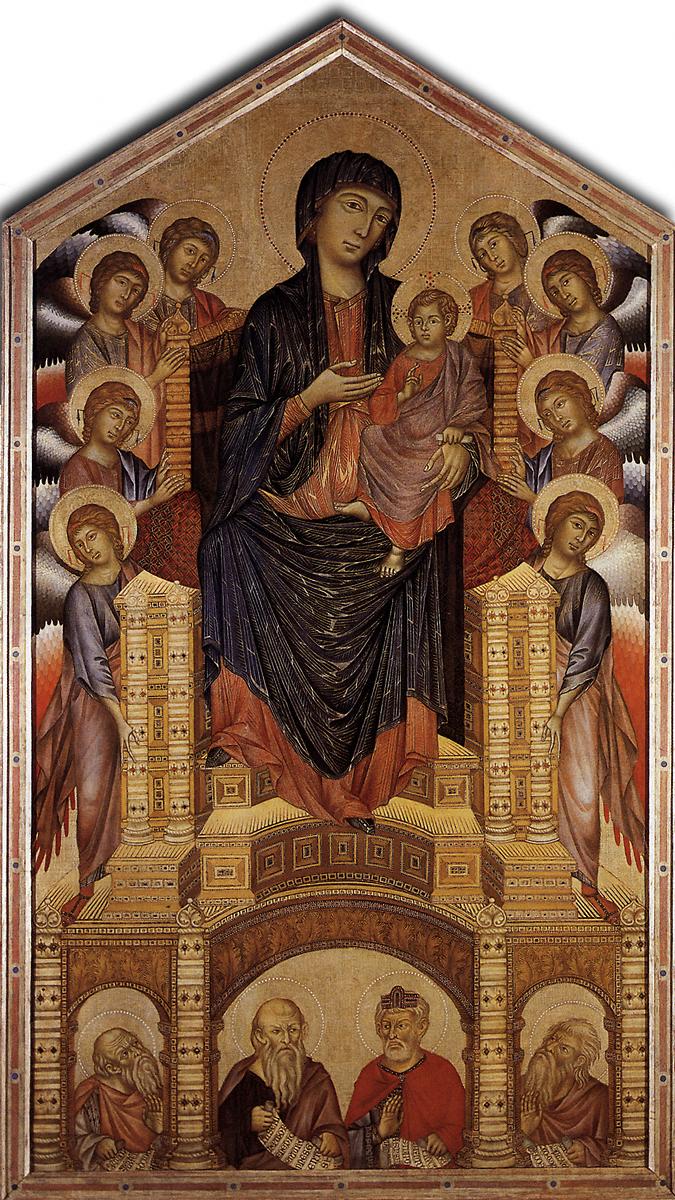 Cimabue The Madonna in Majesty (Maesta) fgh