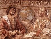 BRAMANTE Heraclitus and Democritus fd France oil painting reproduction