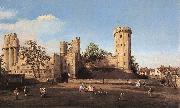Canaletto, Warwick Castle: the East Front df