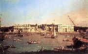 Canaletto London: Greenwich Hospital from the North Bank of the Thames d oil painting artist