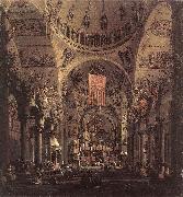 Canaletto San Marco: the Interior f France oil painting reproduction