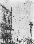 Canaletto, The Piazzetta to the South f
