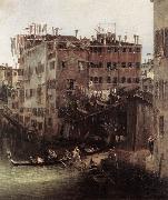 Canaletto, The Rio dei Mendicanti (detail)