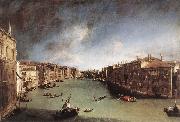 Canaletto Grand Canal, Looking Northeast from Palazo Balbi toward the Rialto Bridge Spain oil painting reproduction