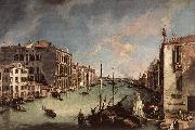 Canaletto Grand Canal, Looking East from the Campo San Vio oil painting artist