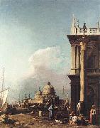Canaletto Venice: The Piazzetta Looking South-west towards S. Maria della Salute sdfg Spain oil painting reproduction