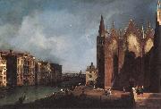 Canaletto The Grand Canal near Santa Maria della Carita fgh Spain oil painting reproduction