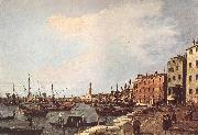 Canaletto Riva degli Schiavoni - west side dfg France oil painting reproduction