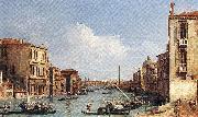 Canaletto, The Grand Canal from Campo S. Vio towards the Bacino fdg