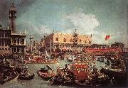 Canaletto, The Bucintoro Returning to the Molo on Ascension Day fg