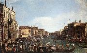 Canaletto, A Regatta on the Grand Canal d