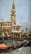Canaletto Return of the Bucentoro to the Molo on Ascension Day (detail)  fd Germany oil painting reproduction