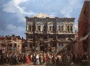 Canaletto The Feast Day of St Roch fd oil painting artist