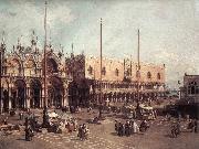 Canaletto Piazza San Marco: Looking South-East France oil painting reproduction