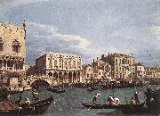 Canaletto, The Molo and the Riva degli Schiavoni from the Bacino di San Marco