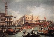 Canaletto The Bucintore Returning to the Molo on Ascension Day Germany oil painting reproduction
