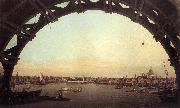 Canaletto London: Seen Through an Arch of Westminster Bridge df Germany oil painting reproduction