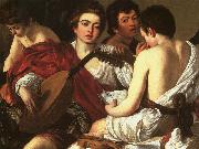 Caravaggio, The Concert  The Musicians