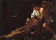 Caravaggio, St.Francis in Ecstasy