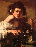 Caravaggio, Youth Bitten by a Green Lizard