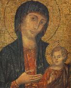 Cimabue The Madonna in Majesty (detail) fgjg oil painting artist