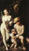 Correggio The Education of Cupid Sweden oil painting reproduction
