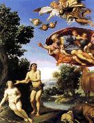 Domenichino Adam and Eve sfw Sweden oil painting reproduction