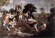 Domenichino Diana and her Nymphs d France oil painting reproduction