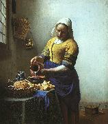 JanVermeer The Milkmaid USA oil painting reproduction