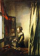 JanVermeer, Girl Reading a Letter at an Open Window