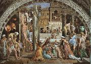 Raphael The Fire in the Borgo oil painting artist