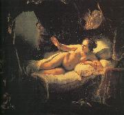 Rembrandt Danae Spain oil painting reproduction