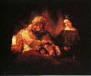 Rembrandt Jacob's Blessing France oil painting reproduction