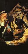 Rembrandt The Rich Old Man from the Parable Sweden oil painting reproduction