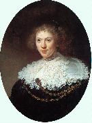 Rembrandt Woman Wearing a Gold Chain Sweden oil painting reproduction