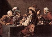 ROMBOUTS, Theodor The Card Players dh Spain oil painting reproduction