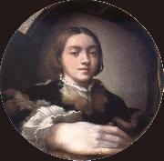 PARMIGIANINO Self-Portrait in a convex mirror Spain oil painting reproduction