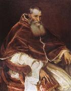 Titian Pope Paul III oil painting artist