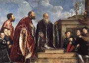 Titian The Vendramin Family Spain oil painting reproduction