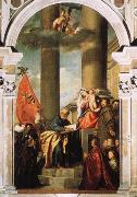 Titian Madonna di ca peasaro Spain oil painting reproduction