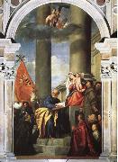 Titian Our Lady of the Pesaro family Sweden oil painting reproduction