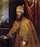 Titian Portrait of the Doge Francesco Venier oil painting artist