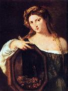 Titian Profane Love - Vanity oil painting artist