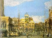 Canaletto Piazza San Marco- Looking North USA oil painting reproduction