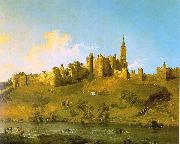 Canaletto Alnwick Castle at Northumberland USA oil painting reproduction