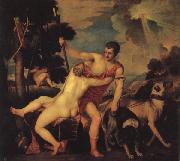 Titian Venus and Adonis Sweden oil painting reproduction