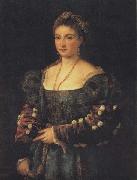 Titian Portrait of a Woman France oil painting reproduction